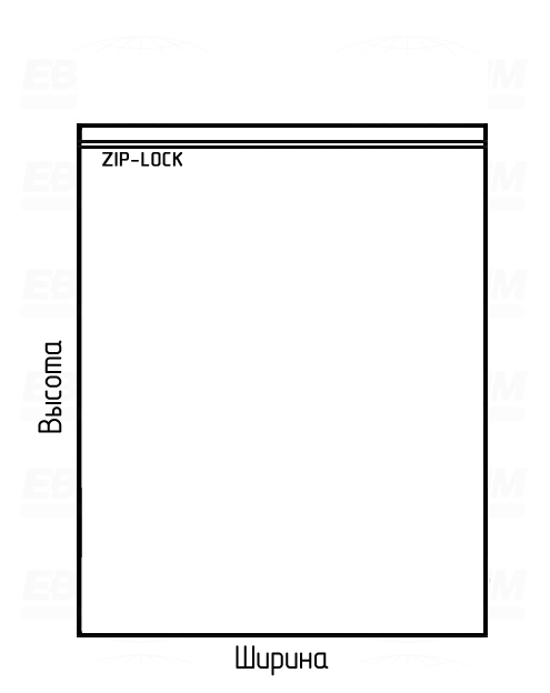 Пакет ПВД 30мкм 120x170мм Zip-Lock Пакет ПВД 30мкм 120x170мм Zip-Lock